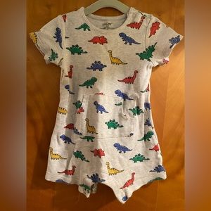 Little Me dinosaur romper 18m